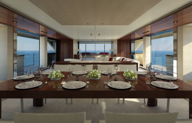 Super yacht SERENITY - Dining