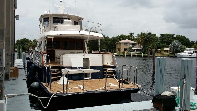 Superyacht Hunt 80 - aft view - Photo by Hunt Yachts