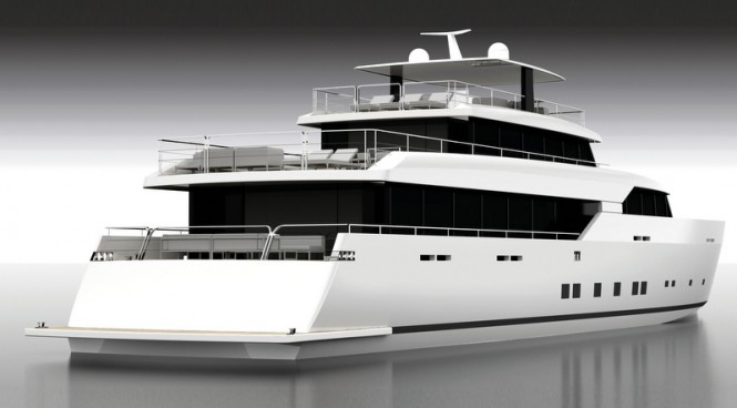 LOGICA 154 Yacht - aft view