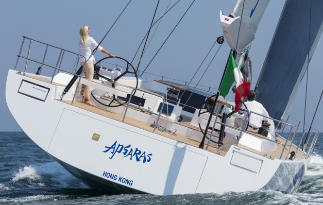APSARAS superyacht - aft view - Photo by Carlo Borlenghi