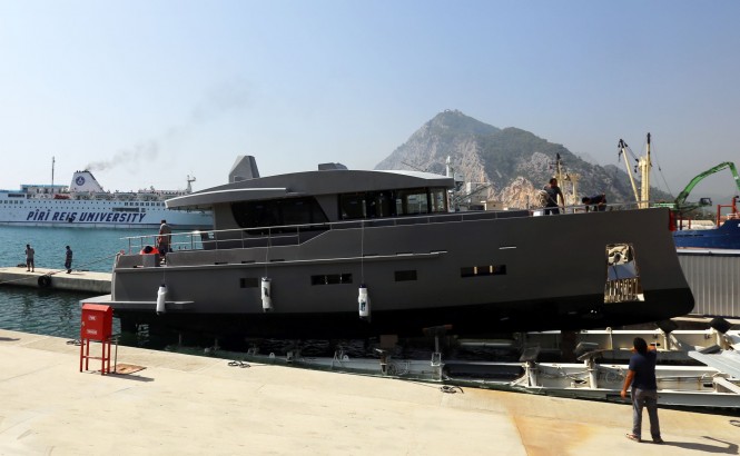 Bering 70 - Steel Luxury Yacht - Launch 9.10.2015 