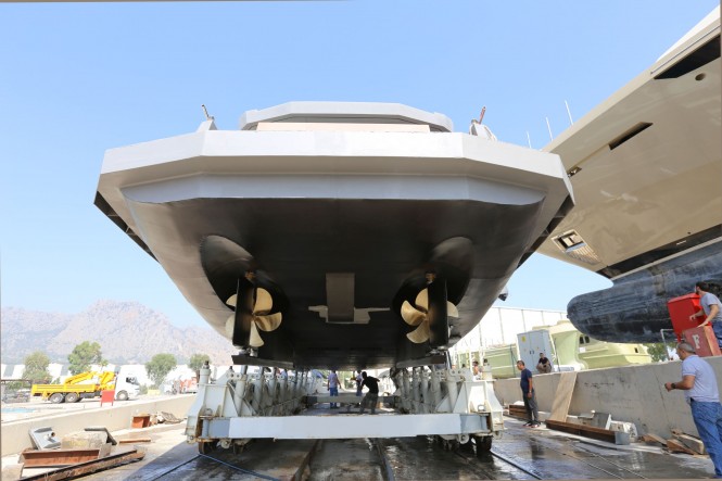 Bering 70 - Steel Luxury Yacht - Launch 9.10.2015 
