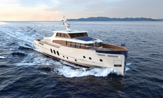 Kitalpha 22 yacht project by Cantieri di Pisa