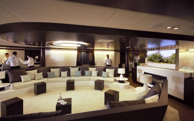 Mega yacht KATINA - Saloon