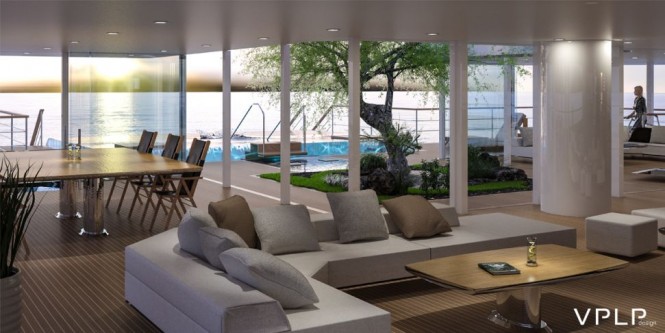 Super yacht KOMOREBI concept - Interior