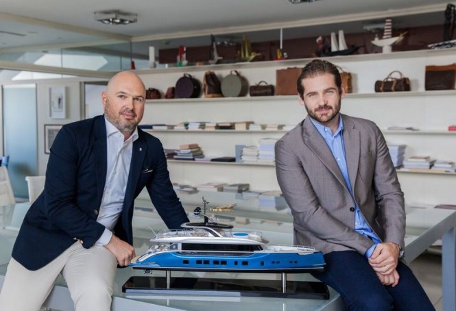 From L to R - Sergei Dobroserdov and Tomaso Trussardi
