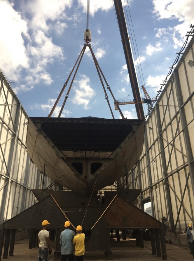 Columbus Oceanic 70 Yacht under construction