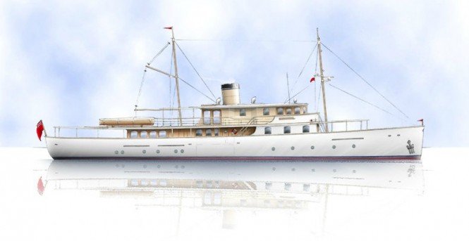 Latest 42m Gentleman's Motor Yacht Concept by Rhoades Young Design