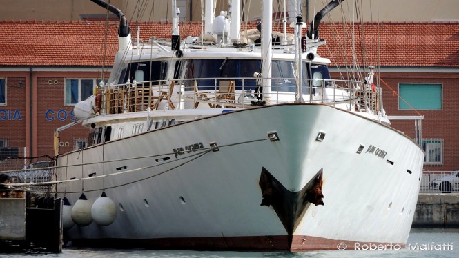 Luxury yacht PAN ORAMA - Photo by Roberto Malfatti