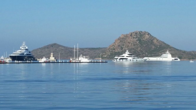 Motor Yacht A at Palmarina Bodrum