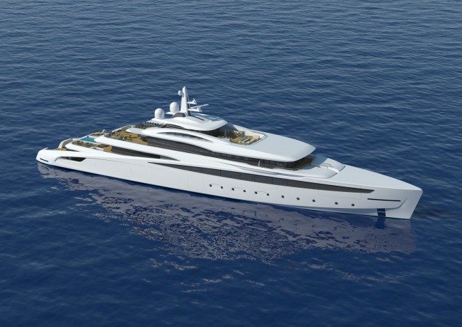 New 85M Mega Yacht A470 Project by The A group