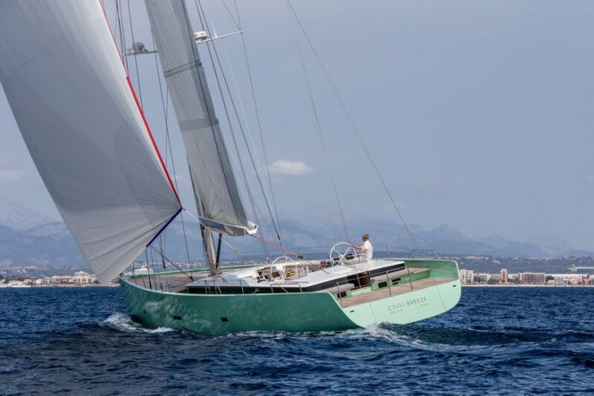 Superyacht COOL BREEZE - aft view - Photo by J. Renedo