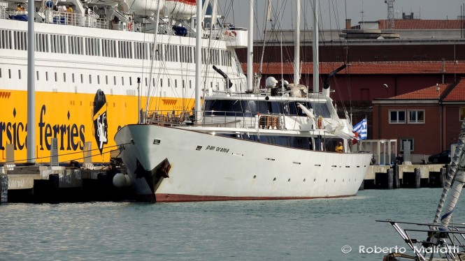 Superyacht PAN ORAMA - Photo by Roberto Malfatti
