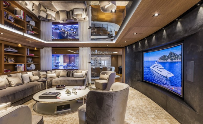 Superyacht SUERTE - Interior - Image courtesy of Tankoa Yachts