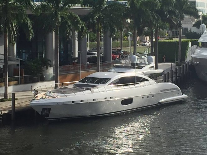 Third Mangusta 94 superyacht - Photo credit to Overmarine Group Mangusta