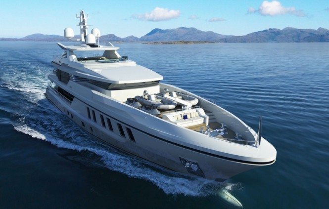 Turquoise 47m Yacht Project by H2 Yacht Design