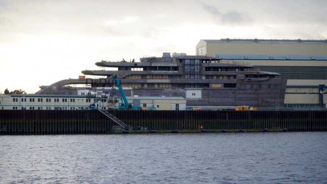 100m+ Mega Yacht by Lurssen - Image credit to DrDuu