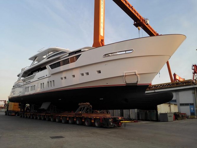 34m Mengi-Yay Superyacht REM at launch - Photo credit to Tufan Avsar