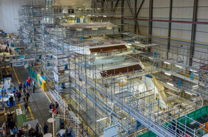 AMELS 272 Yacht under construction