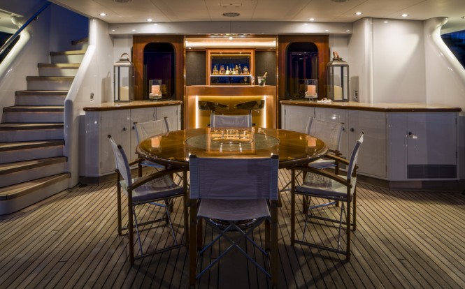 Aboard LADY INDIA Yacht - Photo by Peter Baas