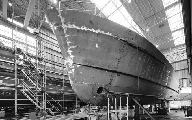 Caribbean series superyacht MARTINIQUE under construction