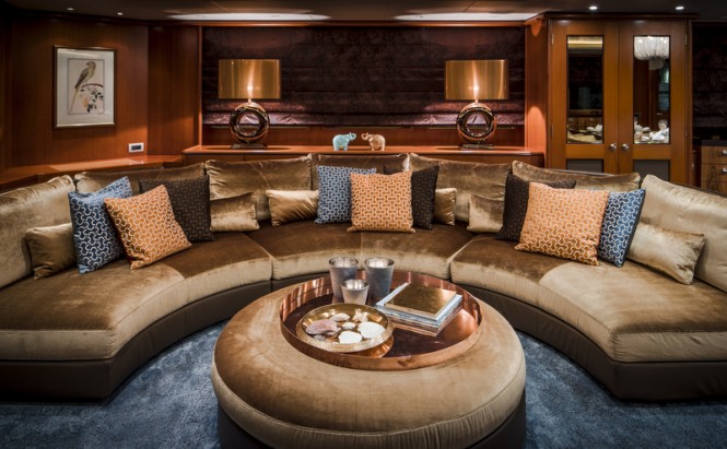 LADY INDIA superyacht - Saloon - Photo by Peter Baas