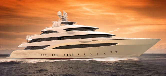 Luxury mega yacht OPari3 designed by Giorgio and Stefano Vafiadis