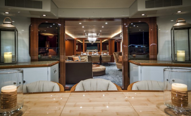 Luxury yacht LADY INDIA - Photo by Peter Baas