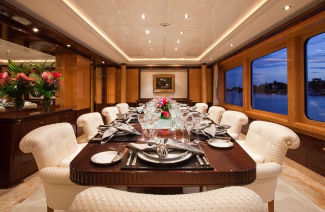 Yacht LADY LOLA -  Formal Dining
