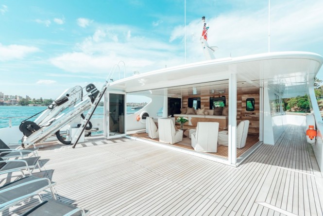 Charter Yacht TANGO - Bridge deck