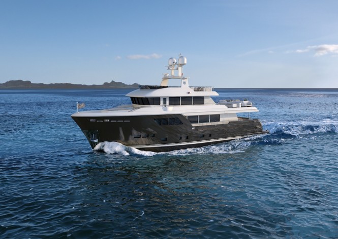 Darwin Class 102' motor yacht