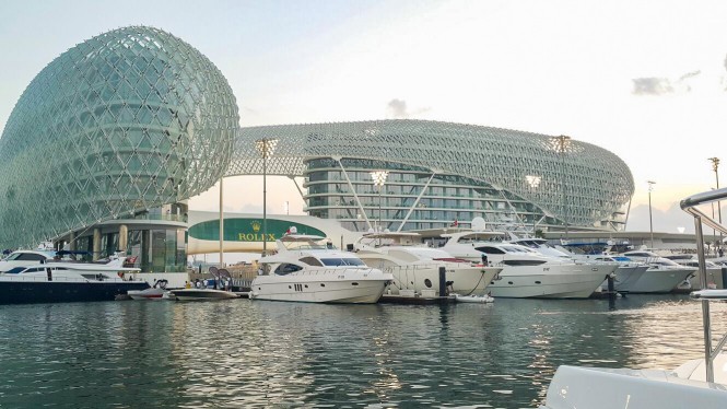 Gulf Craft's Yachts at the 7th Formula 1 Etihad Airways Abu Dhabi Grand Prix