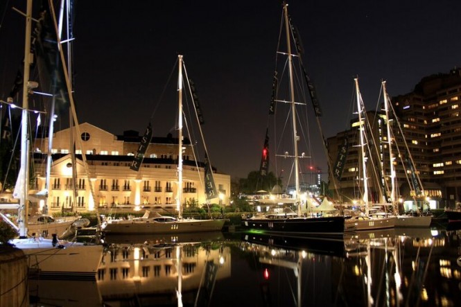 Oyster Yachts at St Katharine Docks