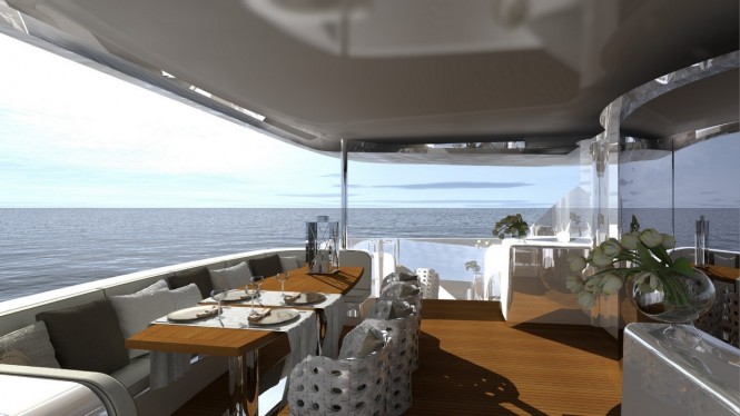 Horizon RP120 aft deck