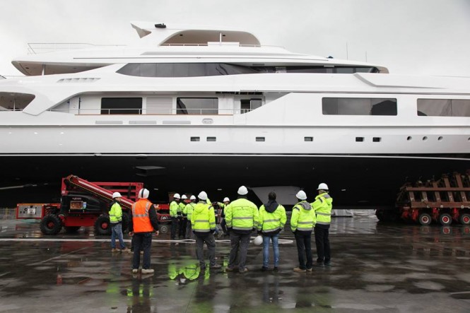 Project 10219 by Baglietto to be launched soon - Photo by Baglietto Yachts