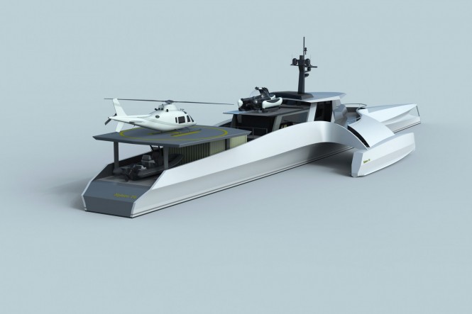 XPLORE 70 design - aft view