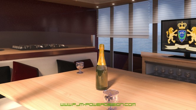 Convertible galley or guest cabin