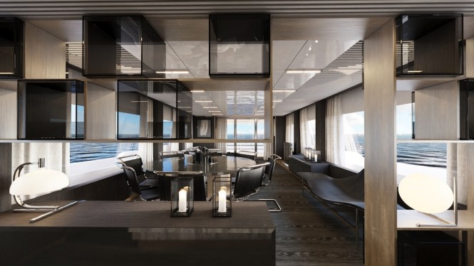 Ferretti Yachts 850 - saloon