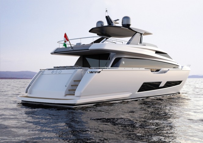Ferretti Yachts 850 stern