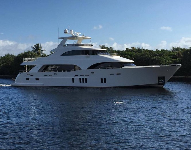 New Tri-Level Ocean Alexander 112 heading to Yachts Miami Beach - Image by Ocean Alexander Yachts