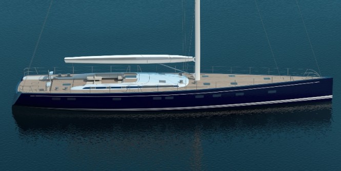 Rendering of Swan 115 - Image credit to Nautors Swan
