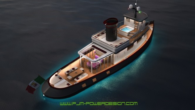 The more traditional version of the tug