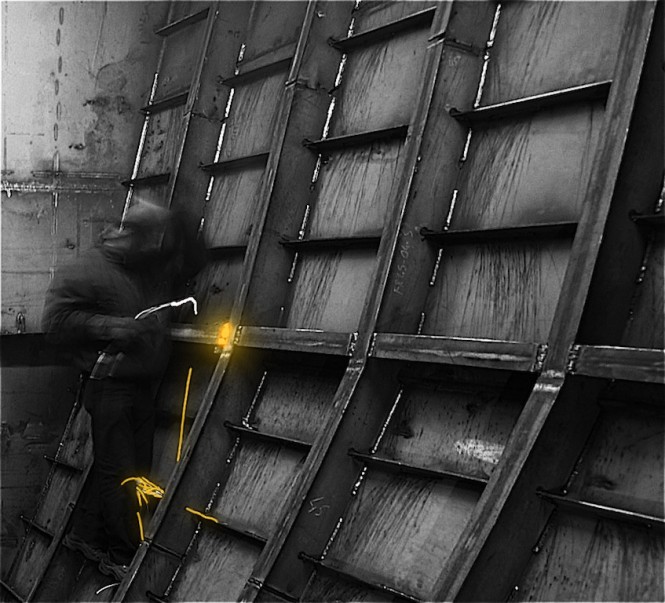 Cutlass under construction