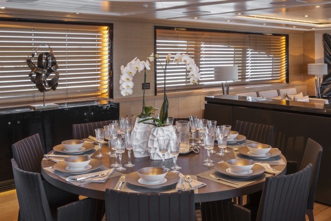 EIGHT - main deck dining area