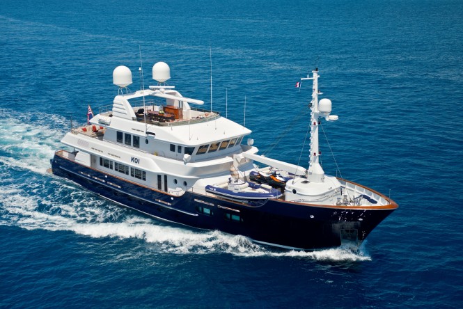 KOI availabe for yacht charter in Spain and Balearics