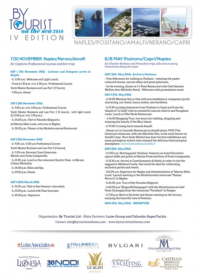 Final Program and Itinerary 2016 - By Tourist