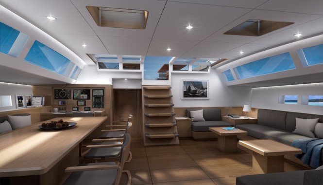 Silver Bullet dining and saloon area