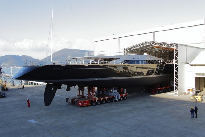 SYBARIS leaving shed