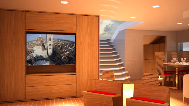 Sussurro sailing yacht concept - saloon