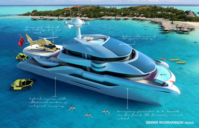 Follow The Sun - a superyacht concept by Dennis Ingemansson